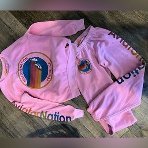 Aviator nation Pink set